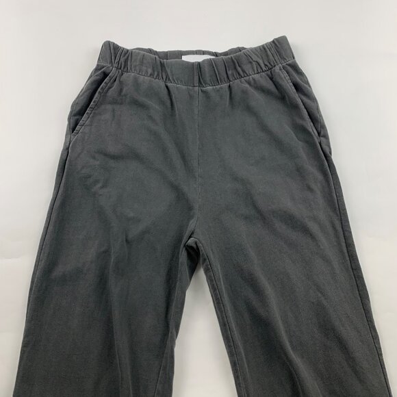 Talentless Washed Gray Jersey Knit High Rise Wide Leg Lounge Pant M - Picture 2 of 6